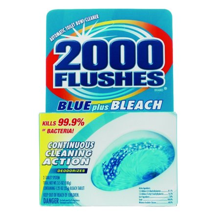 2000 Flushes Clean Scent Automatic Toilet Bowl Cleaner 3.5 oz Tablet 208017